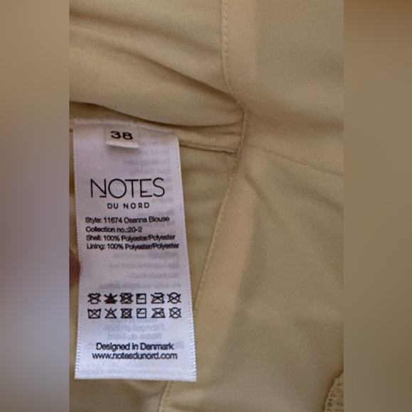 Notes Du Nord Sequins Blouse Size 38 - Picture 7 of 8